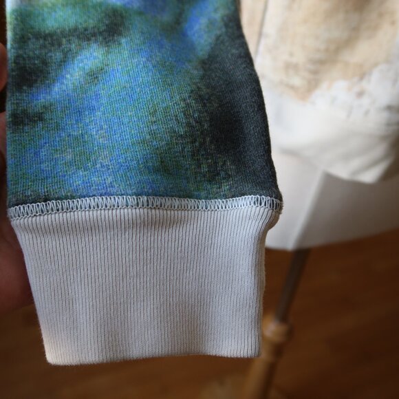 Acne Studios Angle Printed abstract unisex sweatshirt pullover $300 Barneys - Picture 9 of 15